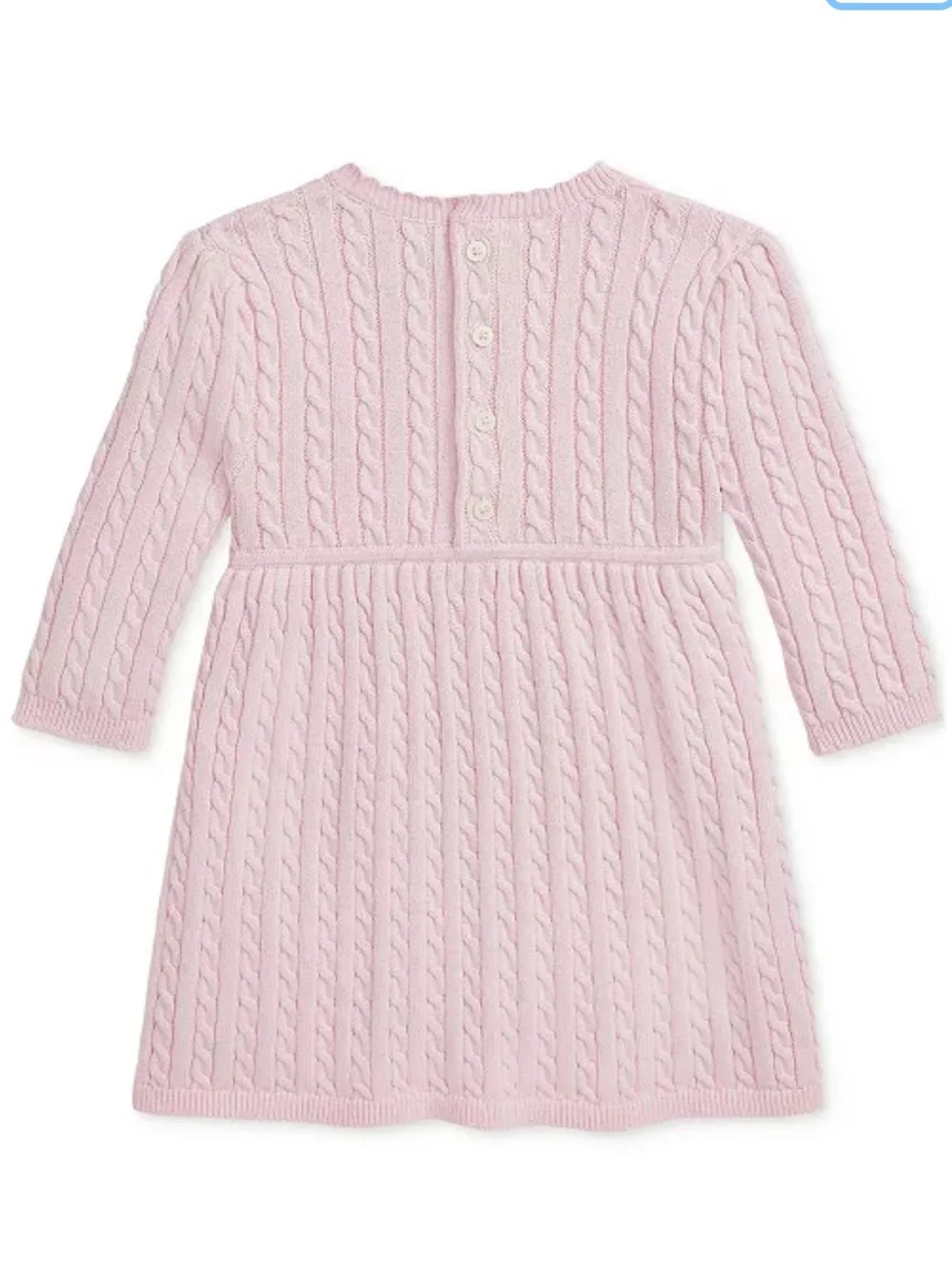Polo Ralph Lauren Baby Cotton Cable-knit Dress